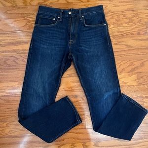 Calvin Klein 29x30 dark wash jeans.